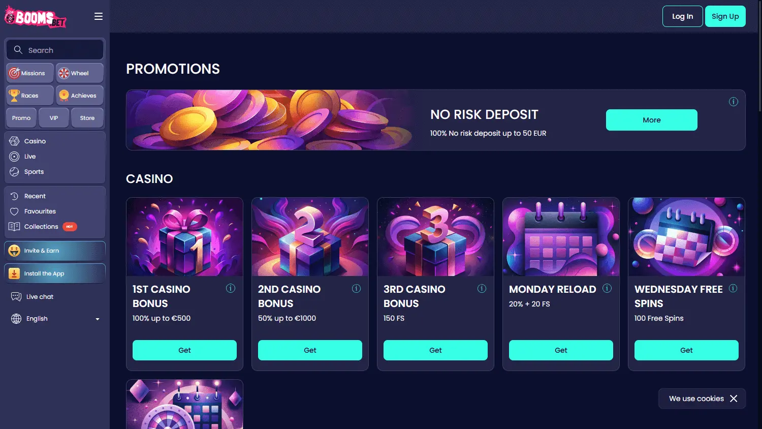 Booms Bet Casino – Complete online casino ervaring image 3